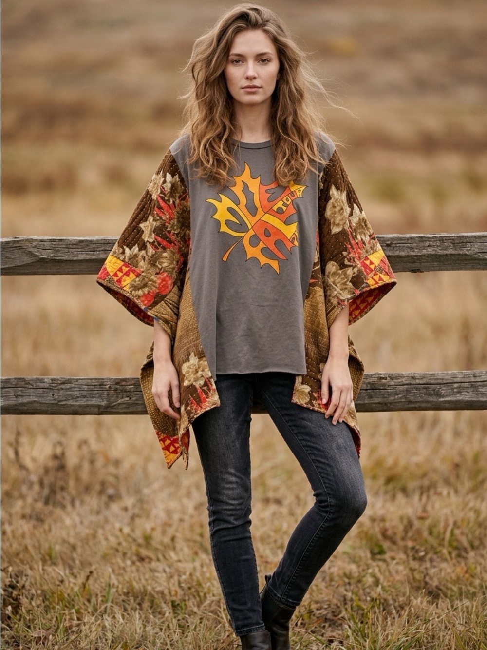 Handcrafted Upcycled MOE Kantha Tunic NWT ONE SIZE